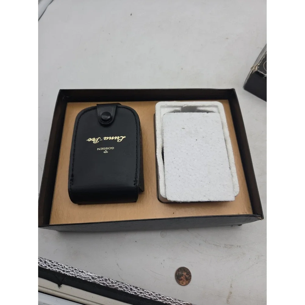 Gossen Luna-Pro Light Meter with Leather Case Box Manual Plus New Batteries